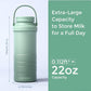 Momcozy Portable Baby Bottle Cooler - 24 Hour Ice-Free Cooling, 22oz with 2 Storage Bottles - image 3