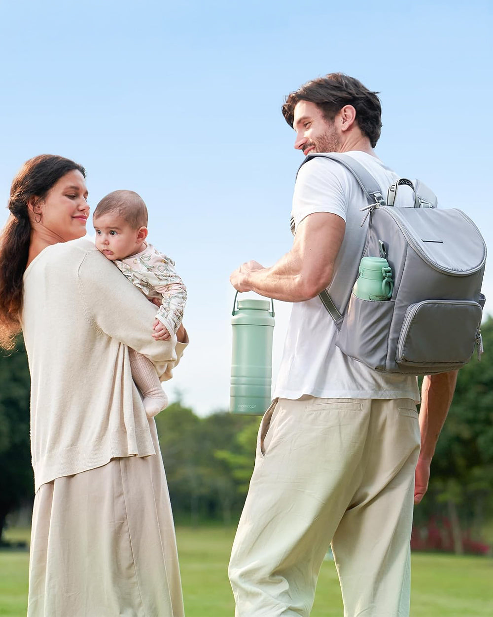 Momcozy Portable Baby Bottle Cooler - 24 Hour Ice-Free Cooling, 22oz with 2 Storage Bottles - image 10