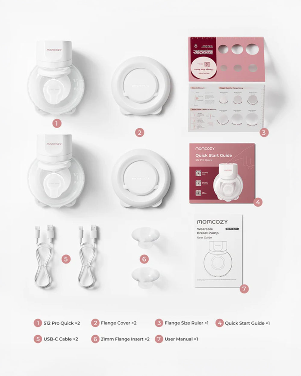 Momcozy Wearable Breast Pump S12 Pro Quick Double Pack - image 9