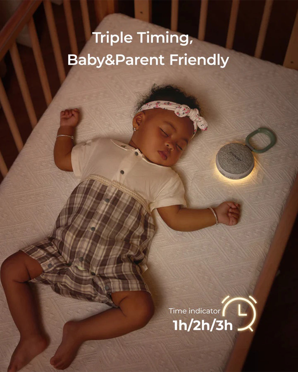 Momcozy Portable Baby Sound Machine with 20 Soothing Sounds & Night Light - image 6