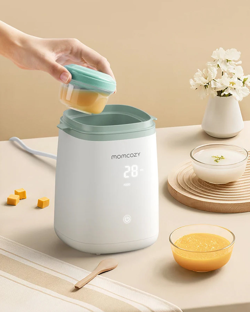 Momcozy 6-in-1 Fast Baby Bottle Warmer with Steam Heating & 24-Hour Constant Warming - image 6