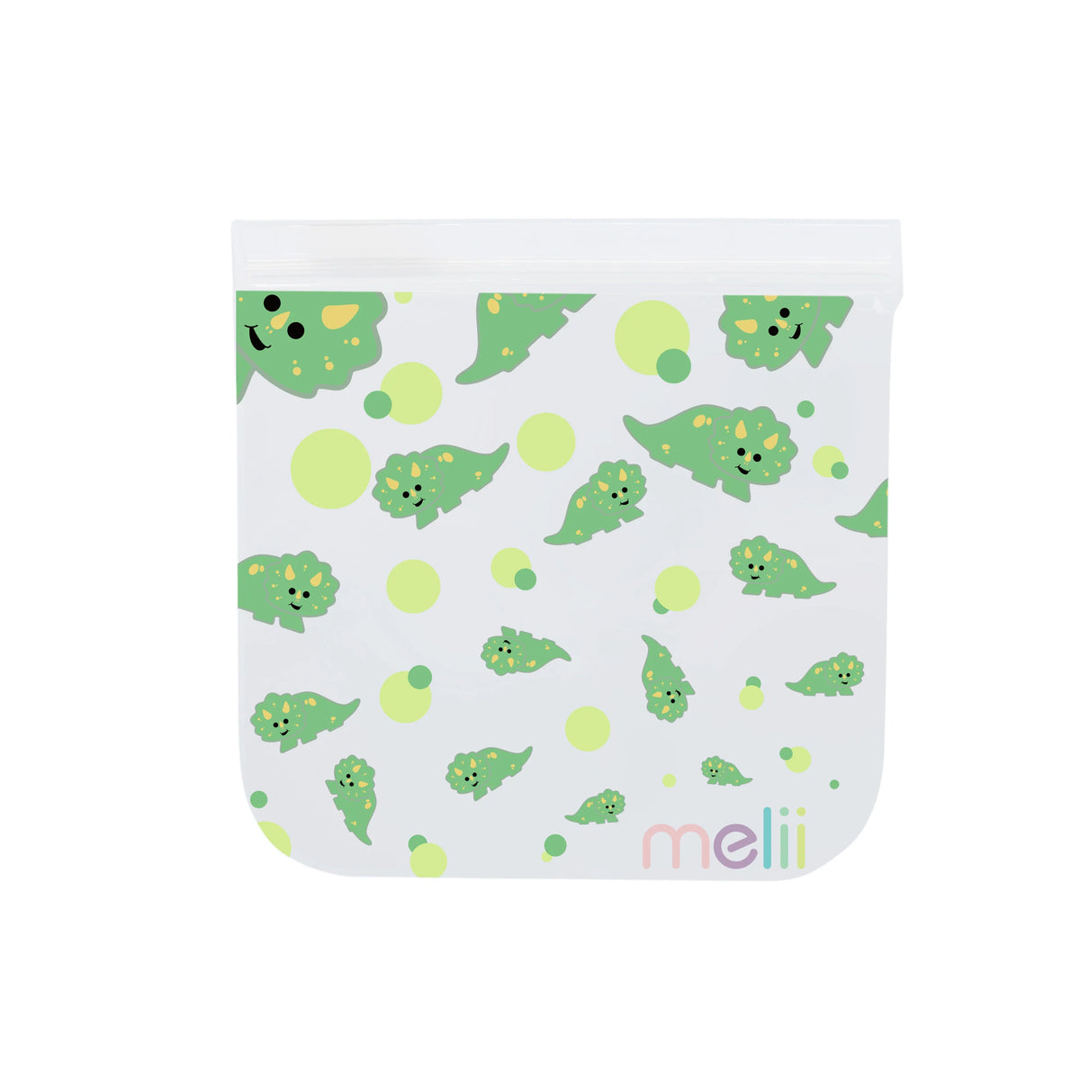 Melii Reusable Eva Animal Snack Bags - 4 pack Multicolor - 3 to 6 Years