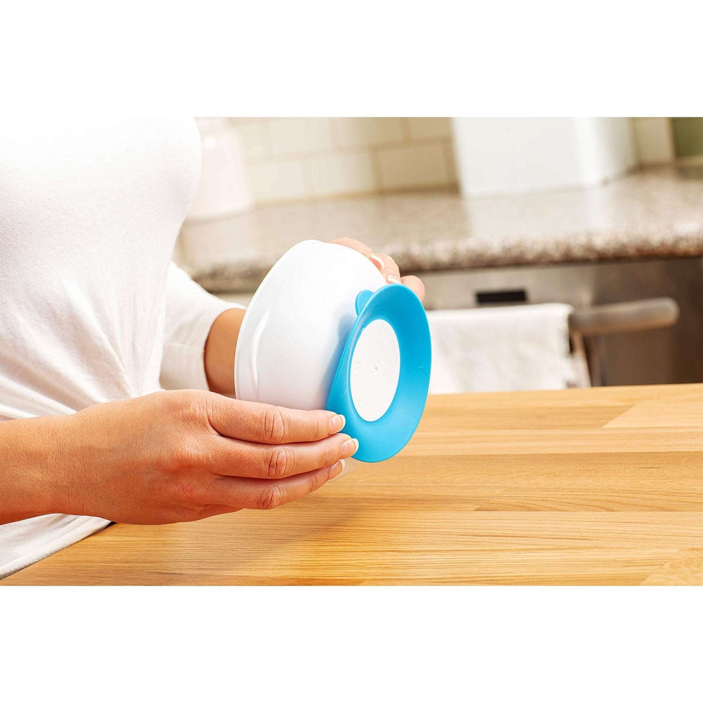 Dr. Brown No-Slip Suction Bowls || Pack of 2 || Color-Blue & Yellow || Used for 4months to 24months
