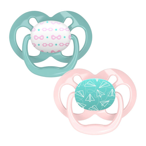 Dr. Brown's Advantage Pacifiers Stage 2 Pack of 2 (6 to 12 Months) - Open Box