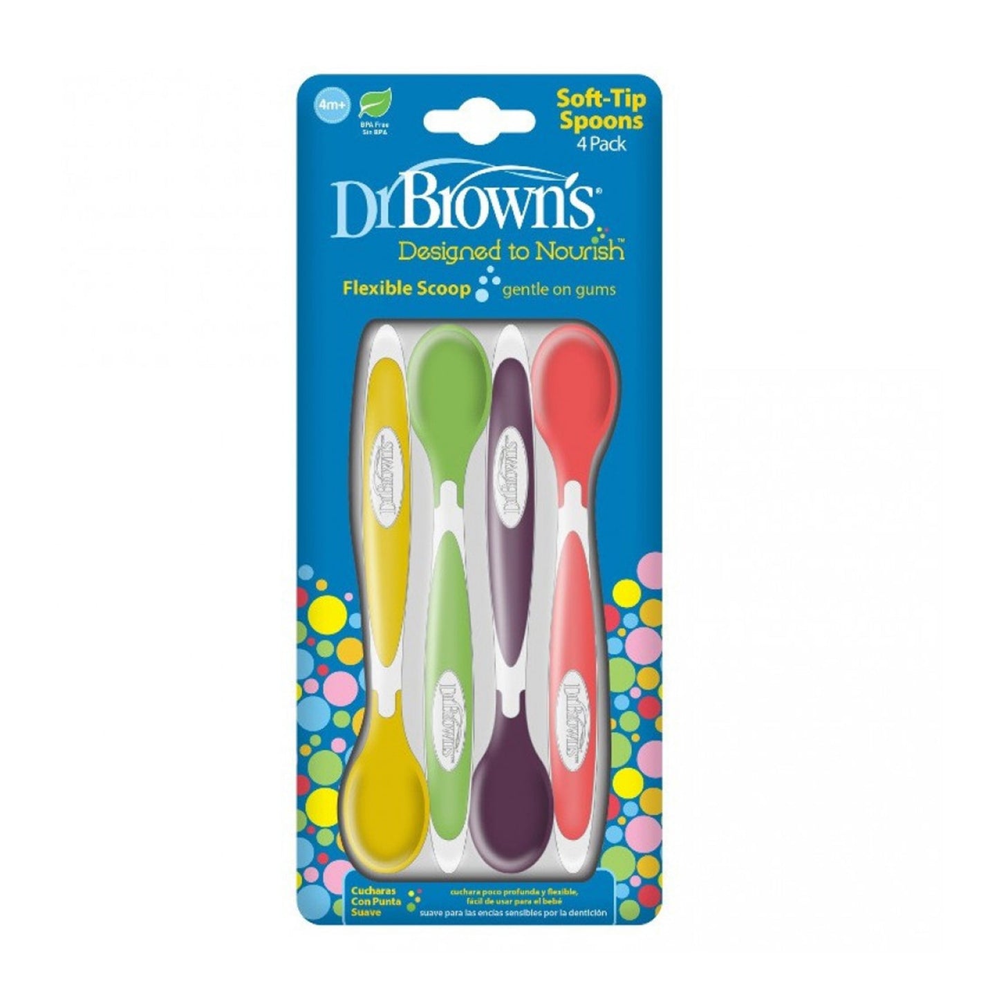 Dr. Brown Soft Tip Spoons || Pack of 4 || Used for 4months to 12months