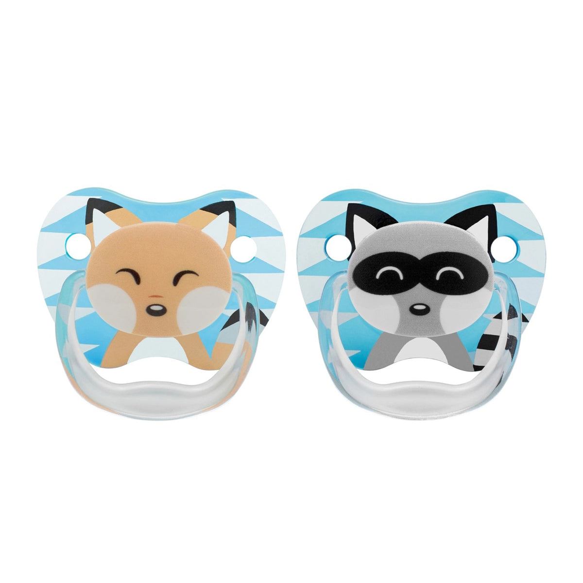 Dr. Brown Teal &amp; Gray PreVent Printed Shield Soother || Stage-1 || Pack of 2 || Birth+ to 6months - Toys4All.in