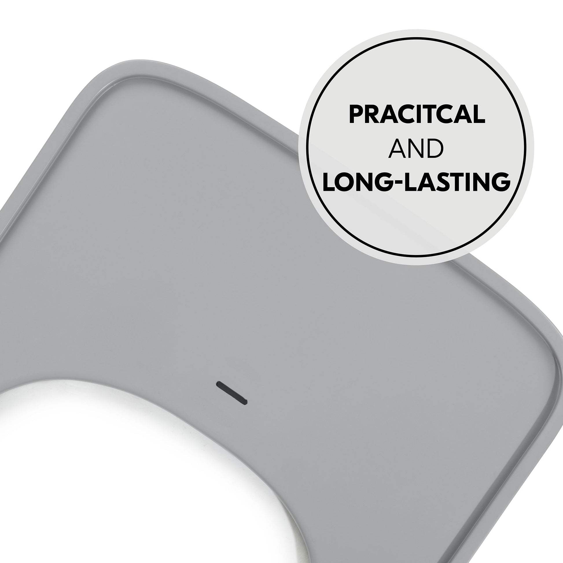 Hauck Alpha Wooden Tray | Fashion Grey | Used for 6M to 36M