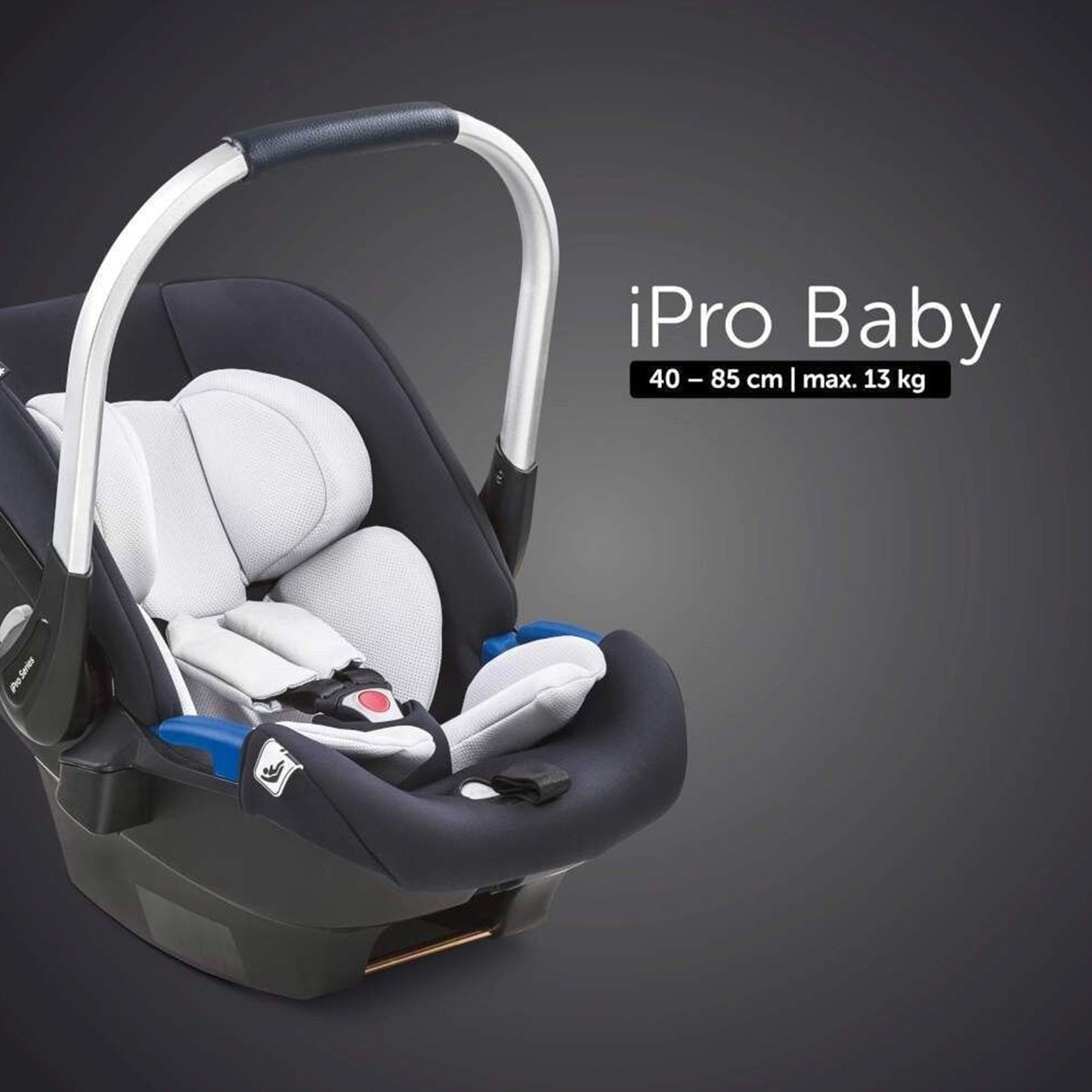 Hauck Pro Baby Car Seat | Fashion Denim | Used for Birth+ to 9M