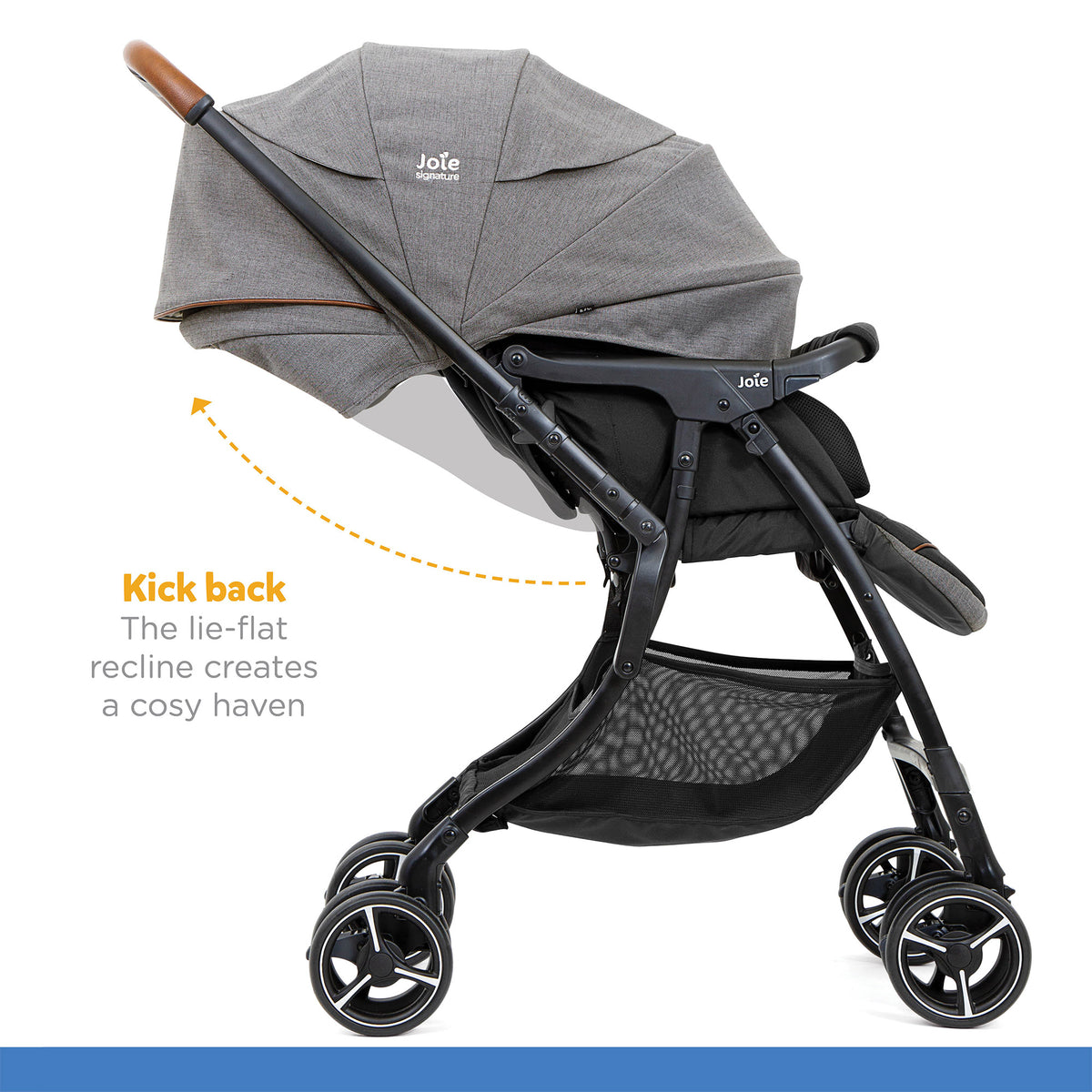 Joie 4Wd Drift Sma Baggi Stroller || Fashion - Carbon || Birth+ to 36months