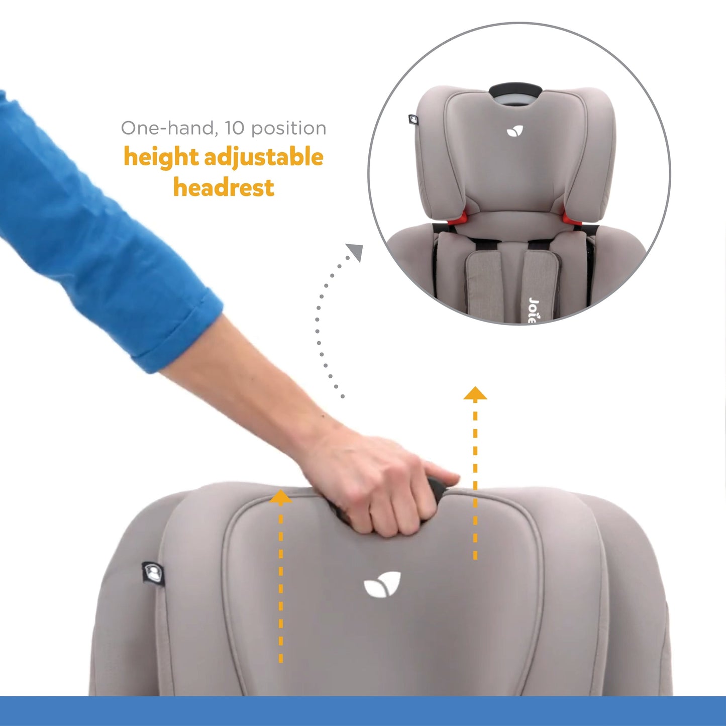 Joie Every Stage Fx Car Seat || Fashion - Grey Flannel ||  Birth+ to 12years