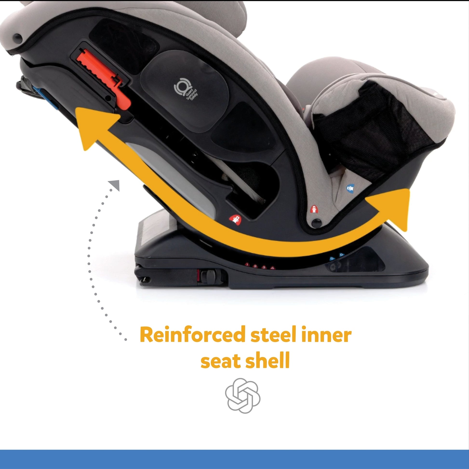 Joie Every Stage Fx Car Seat || Fashion - Grey Flannel ||  Birth+ to 12years