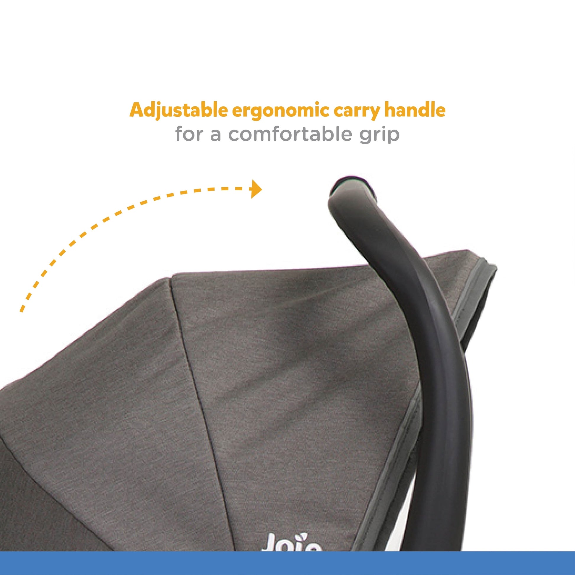 Joie Gemm Color Infant Carrier || Fashion - Foggy Grey || Birth+ to 12months