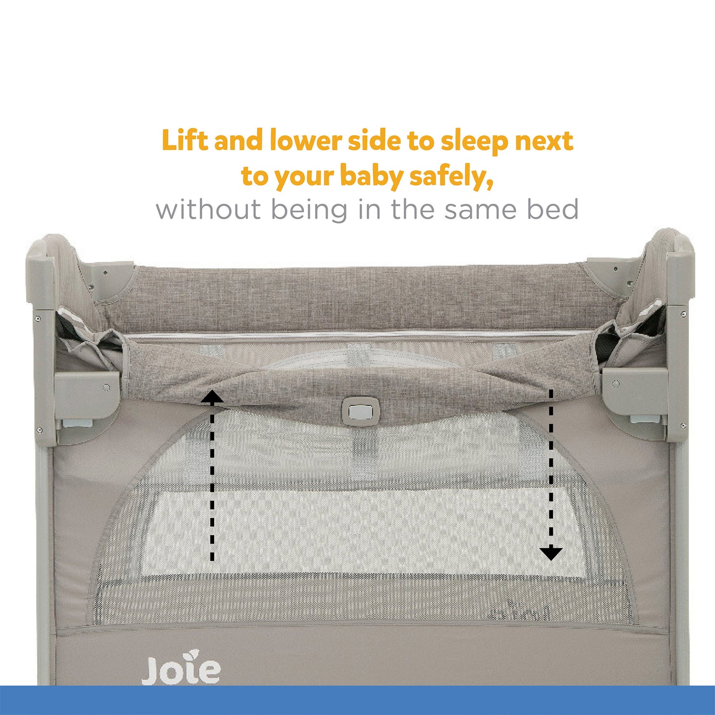 Joie Kubbie Sleep Playard || Fashion - Satellite || Birth+ to 36months - Toys4All.in
