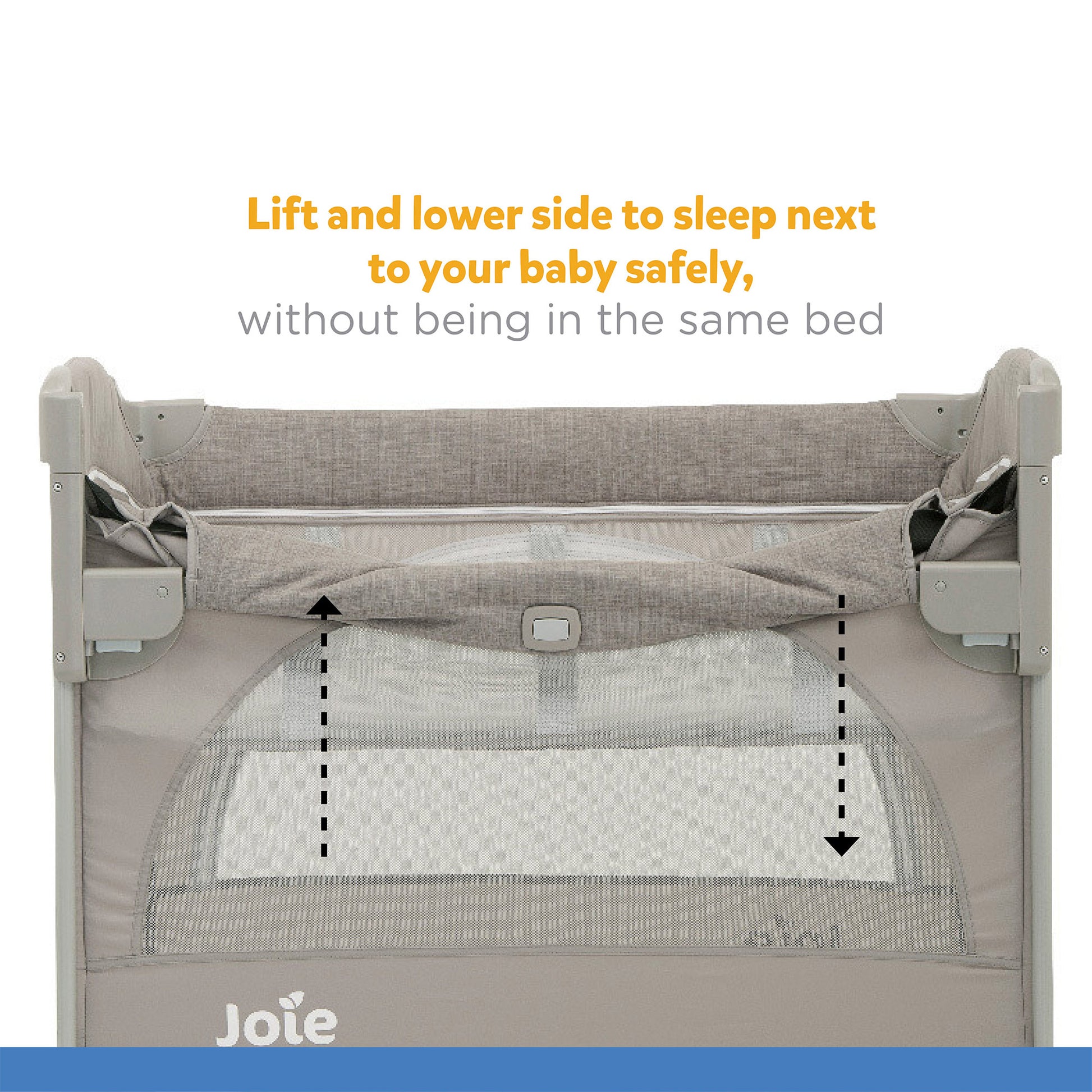 Joie Kubbie Sleep Playard || Fashion - Satellite || Birth+ to 36months - Toys4All.in