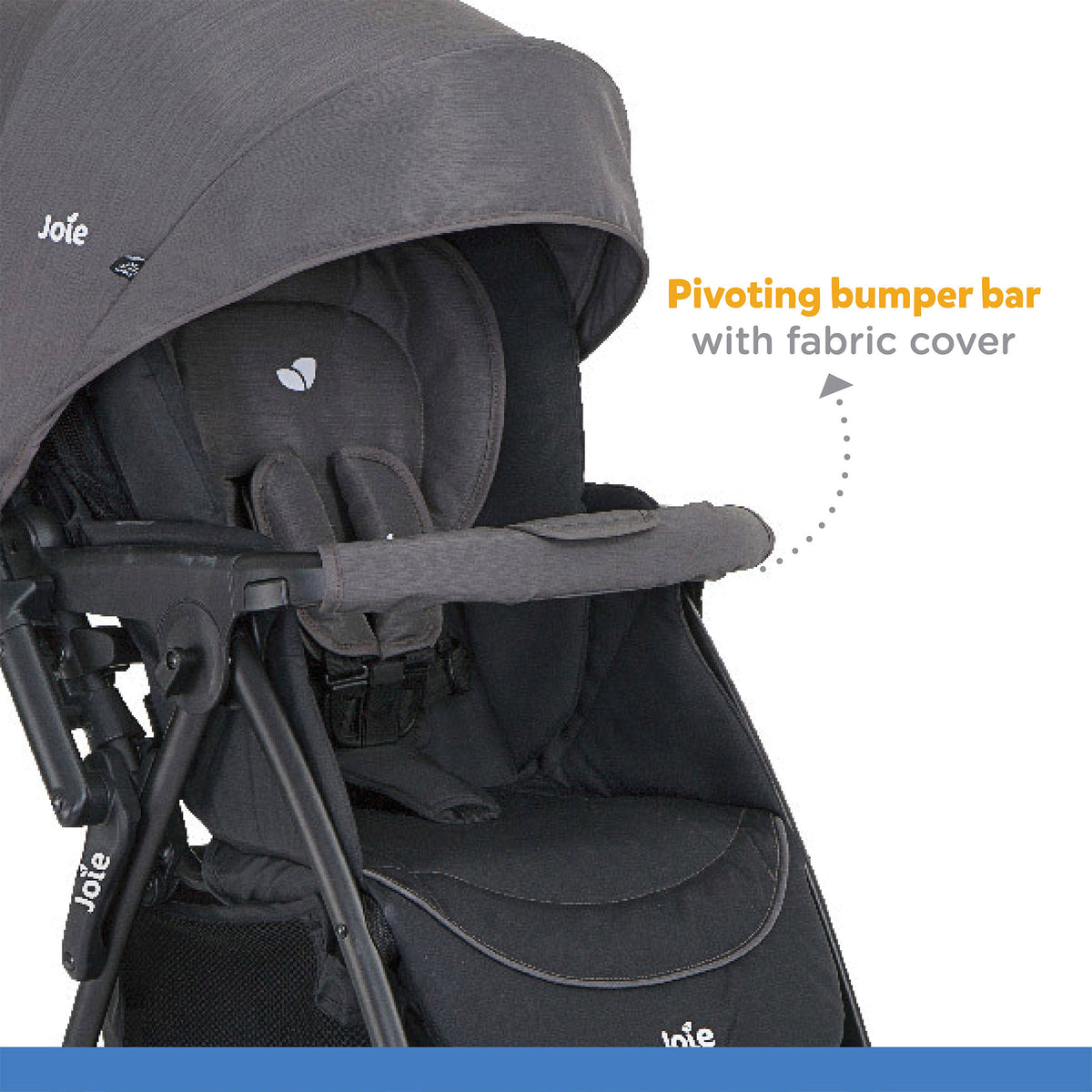Joie Mirus Reversible Handle Stroller || Fashion-Ember || Birth+ to 36months - Toys4All.in