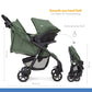 Joie Muze Lx Travel System with Juva || Fashion-Laurel || Birth+ to 36months