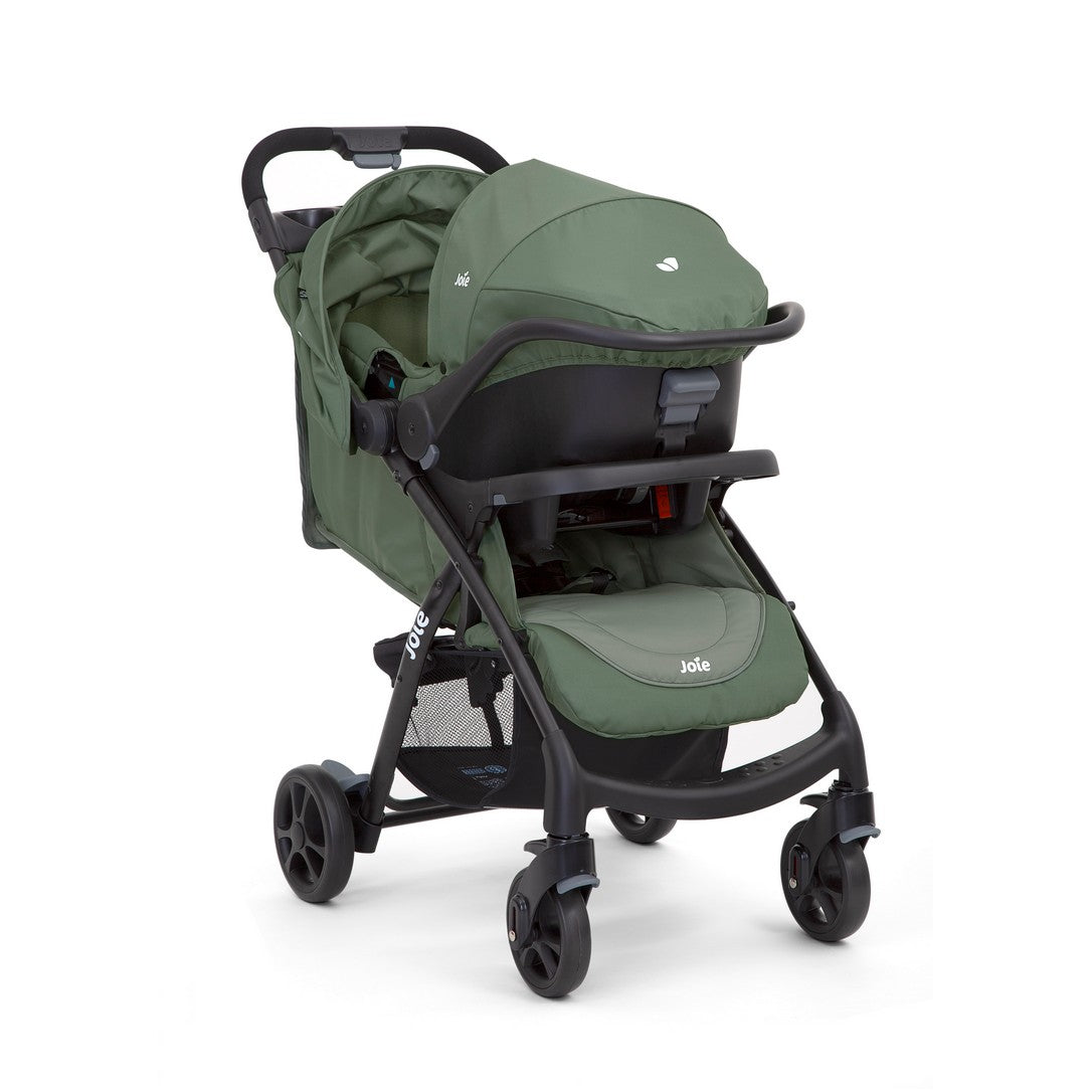 Joie Muze Lx Travel System with Juva || Fashion-Laurel || Birth+ to 36months