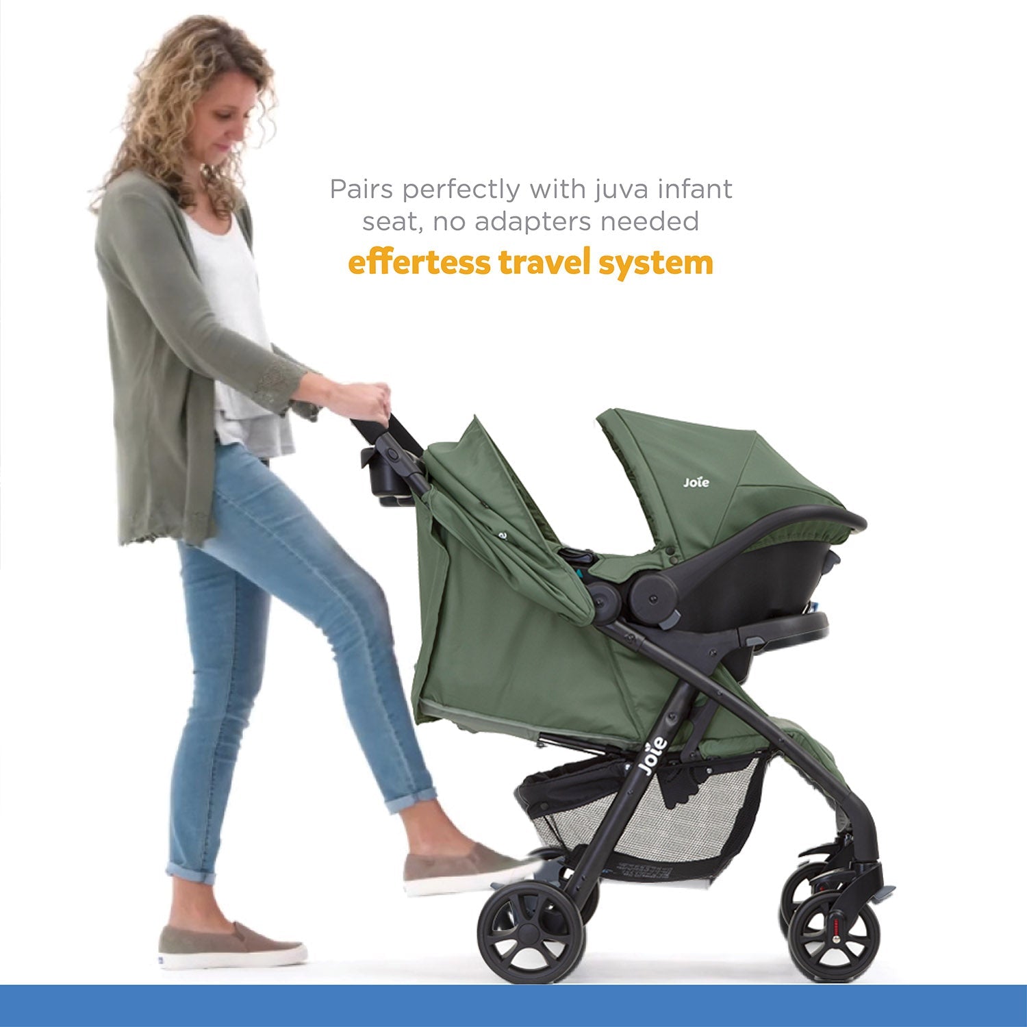 Joie Muze Lx Travel System with Juva || Fashion-Laurel || Birth+ to 36months