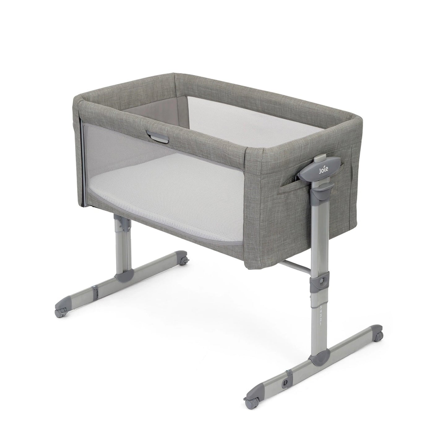 Joie Roomie Glide Bassinet || Fashion-Foggy Grey || Birth+ to 9months