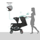 Moon Magnum Twin Stroller Black Birth to 15 kg - Open Box