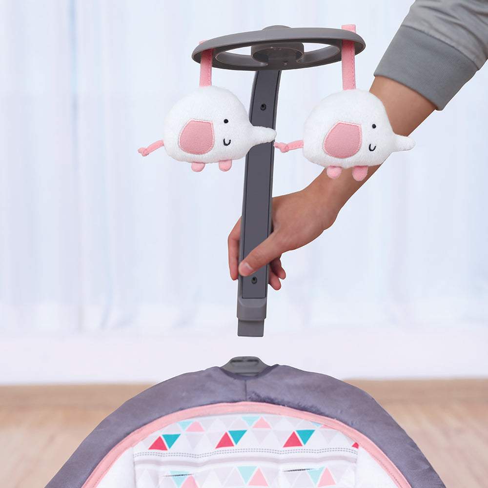 Mastela Fold Up Rocker || Fashion-Pink || 3months to 12months - Toys4All.in