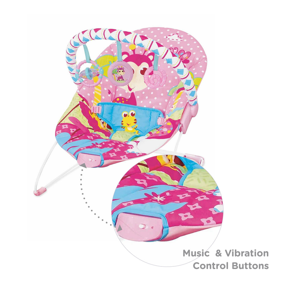 Mastela Soothing Vibration Bouncer (3 to 12 Months) - Open Box