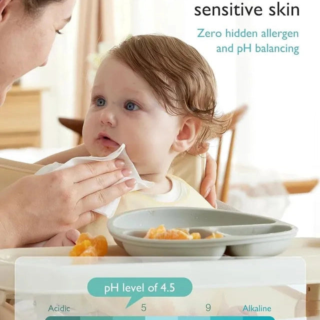 Momcozy Nose Saline Baby Wipes-90 Count (Pack of 3)