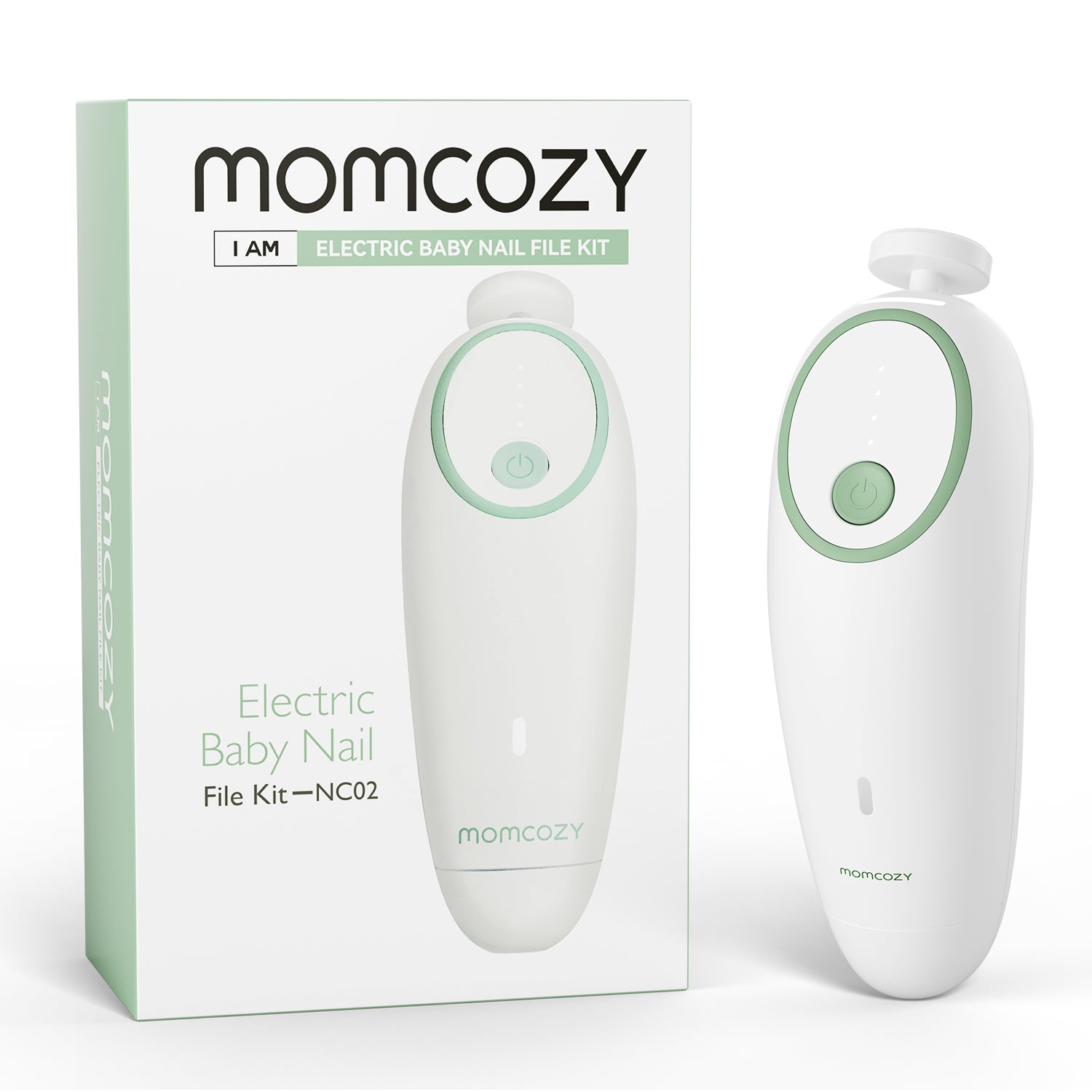 Momcozy Grooming Baby Nail File Electric Green