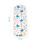 Nuluv Blue Whale Design Burp Cloth (White) - Pack of 2