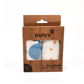 Nuluv Blue Whale Design Burp Cloth (White) - Pack of 2