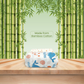 Nuluv Blue Whale Design Swaddle Wrap (0 to 6 Months) White