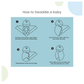 Nuluv Yellow Pineapple Swaddle Wrap (0 to 6 Months) White