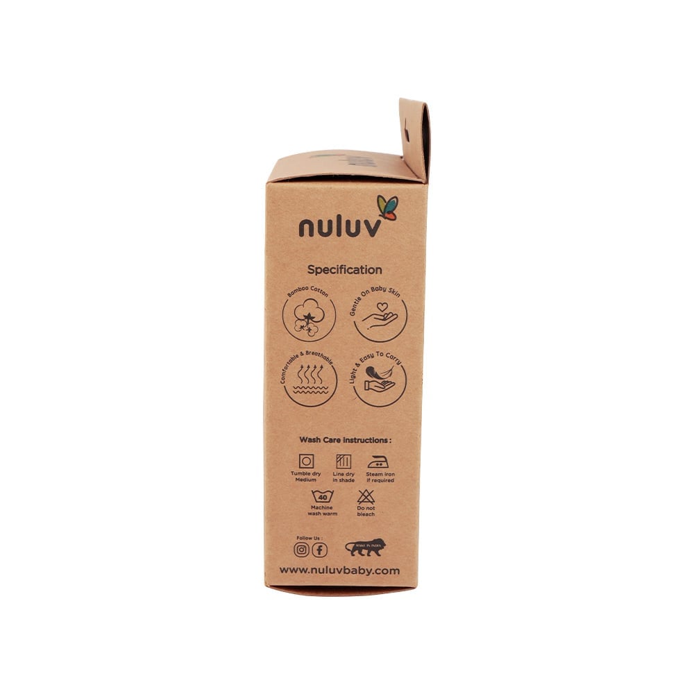 Nuluv Swaddle Wrap (0 to 6 Months) - White, Large