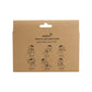 Nuluv Giraffe Baby Wash Cloth (0 to 6 Months) White - Pack of 6