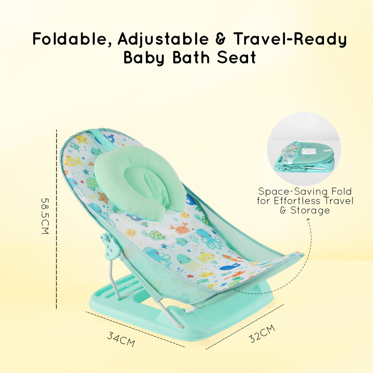 Nuluv Premium Baby Bather 0 to 3 months