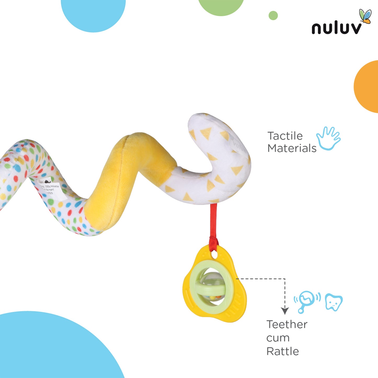 Nuluv Fruits Spiral 3+ Months Multicolor