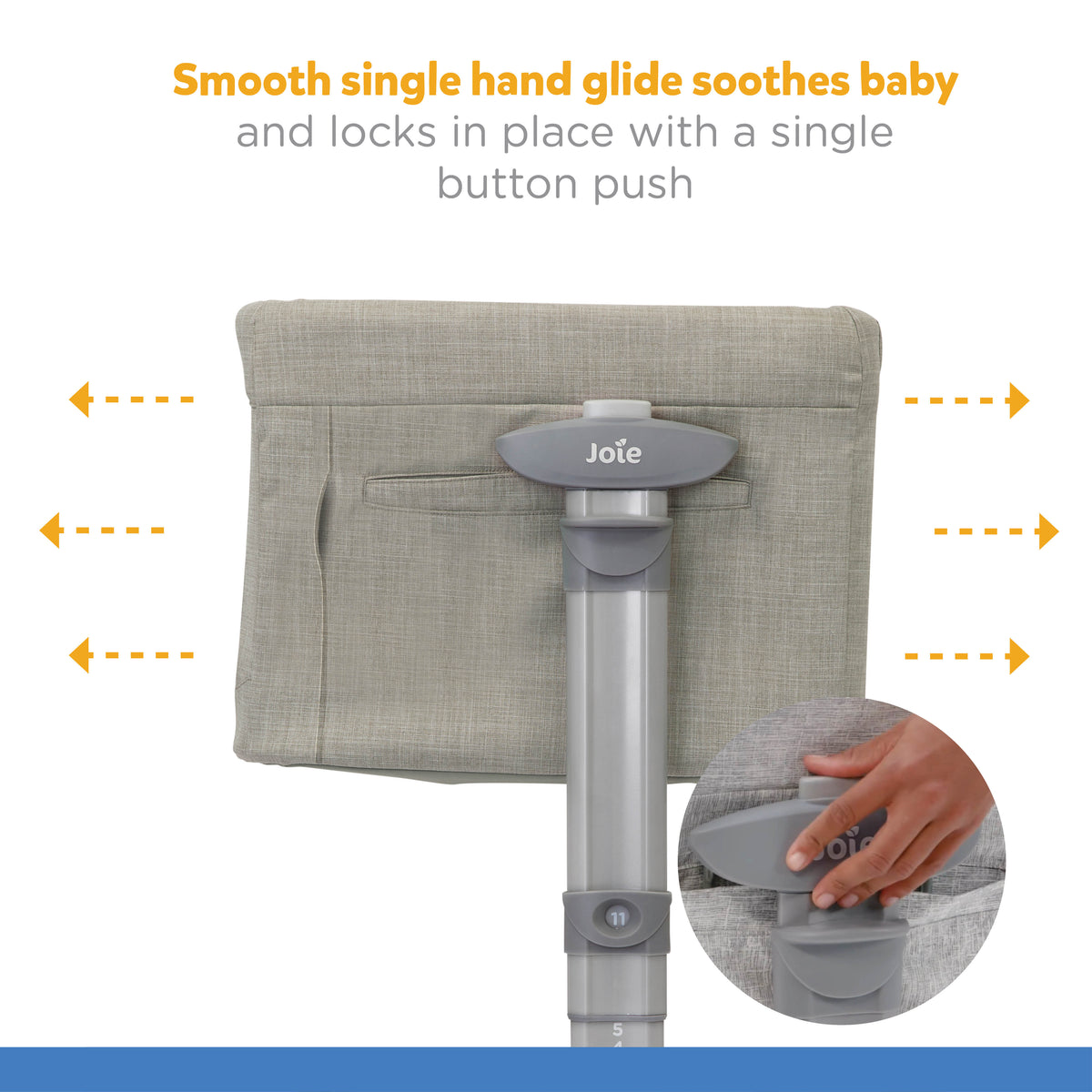 Joie Roomie Glide Bassinet-Birth to 9months - Toys4All.in