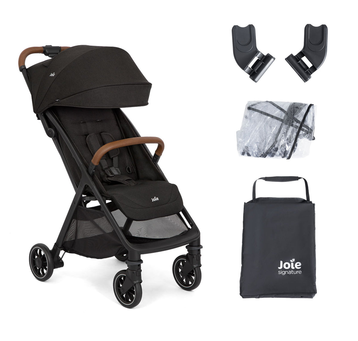 JOIE Travel System Stroller Pact Pro with Infant Carrier i-Snug Birth+ to 22 kg