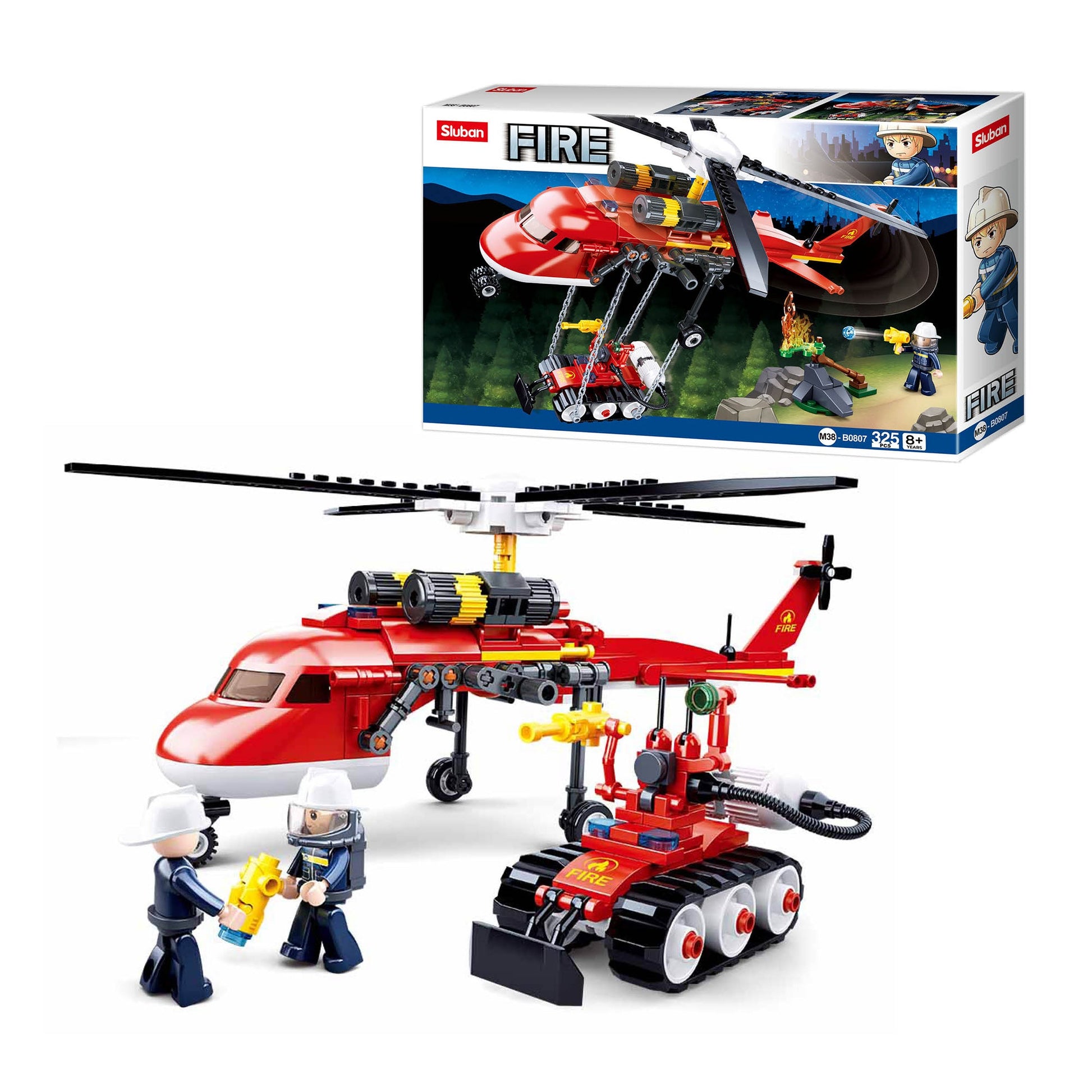 Playzu By Sluban Fire Helicopter Building Blocks Toys || 8years to 12years
