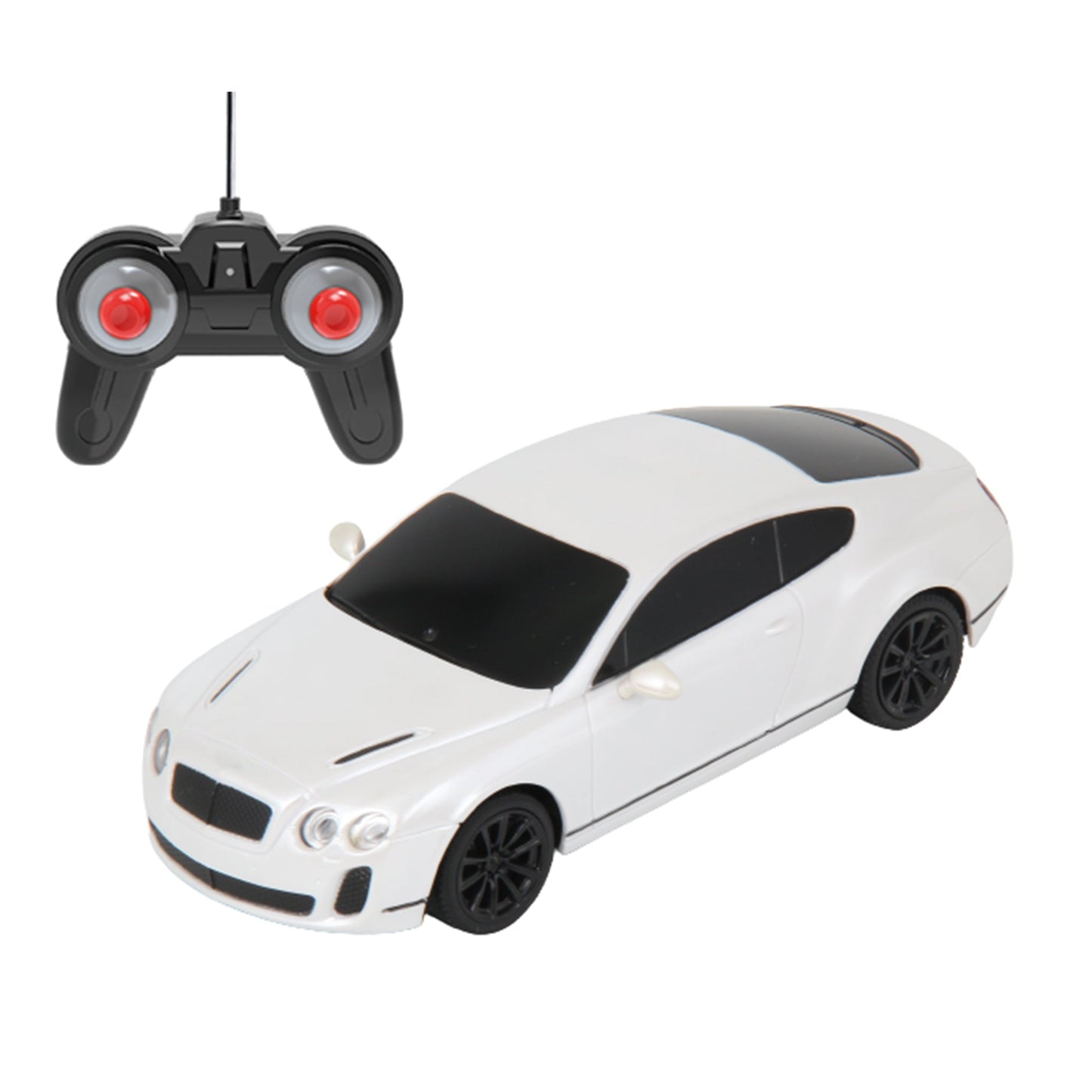 Playzu By Sluban Grand Tourer White Color 1:24 Scale Rechargeable R/C Car || 6years to 14years