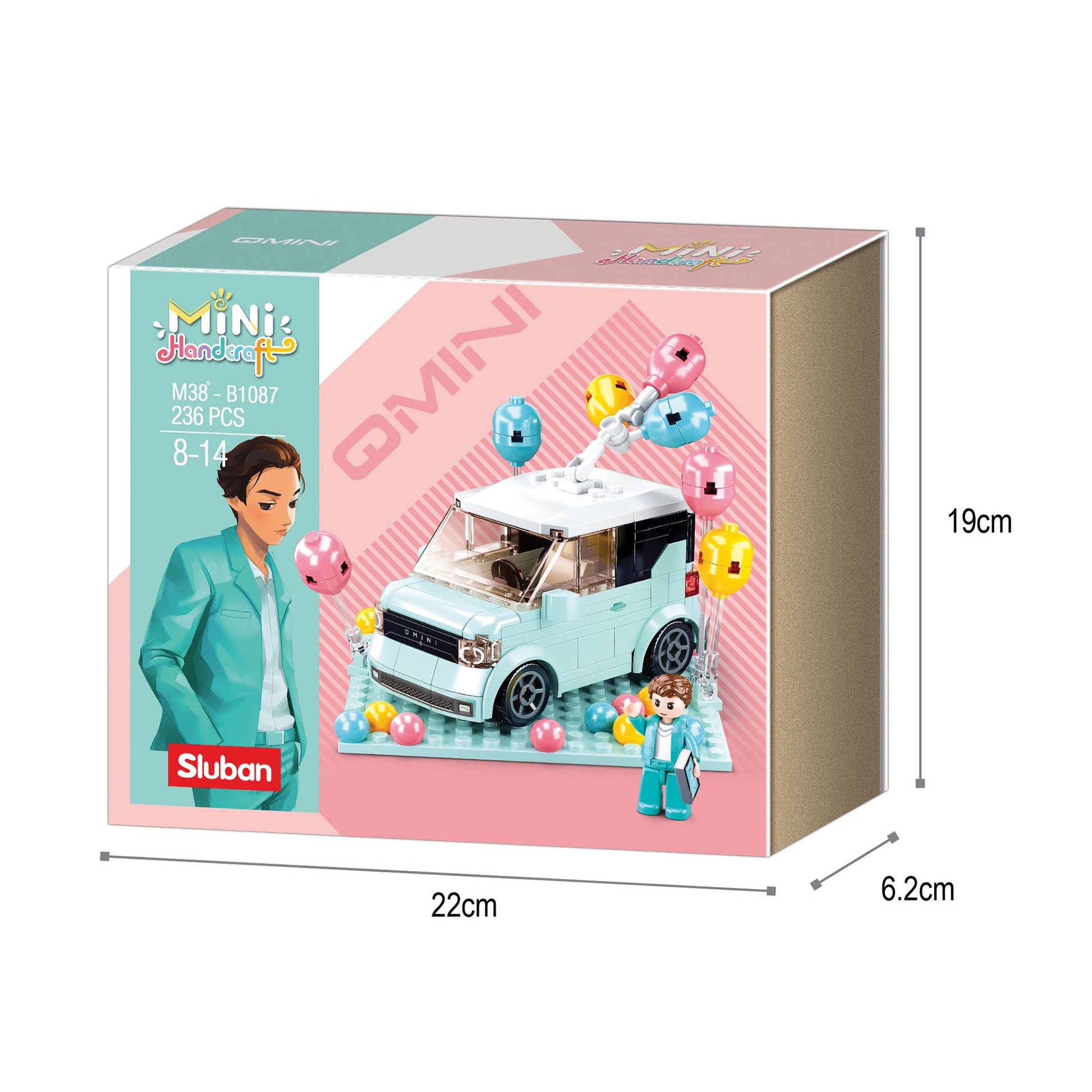 Playzu By Sluban Mini Car Building Blocks Toys || 6years to 12years - Toys4All.in