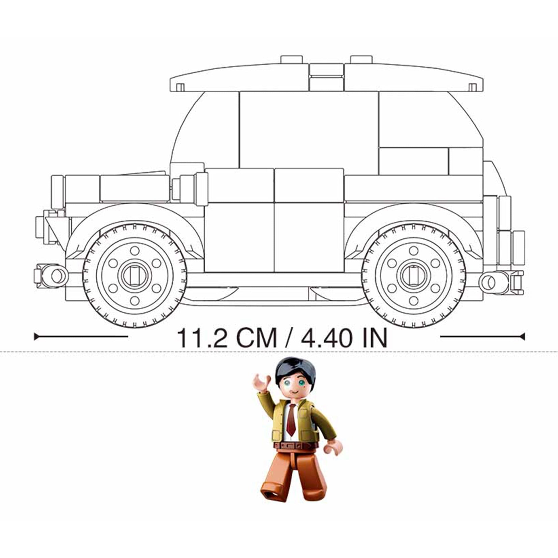 Playzu By Sluban Mini Car Building Toys || 6years to 14years