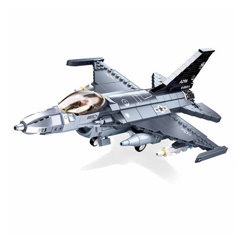 Sluban ModelBricks-F-16C Falcon Fighter || 10years+ - Open Box
