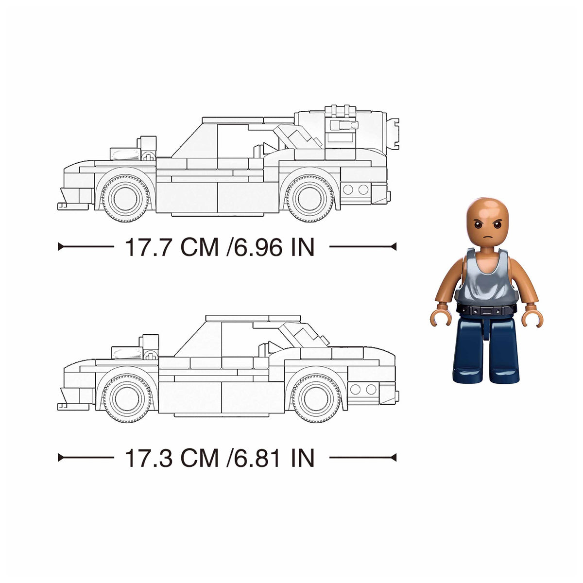 Playzu By Sluban Modified Car 2IN1 || 8years++ - Toys4All.in