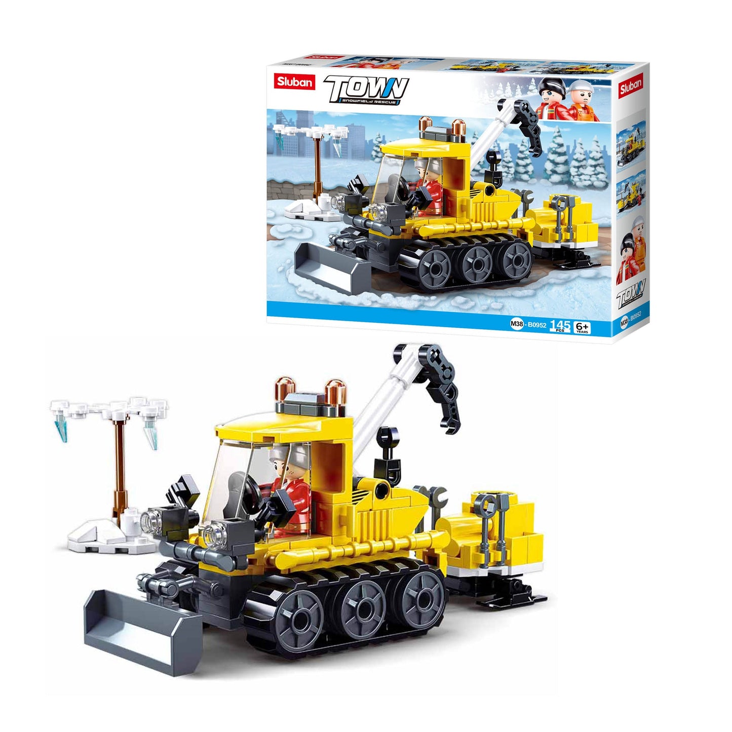 Playzu By Sluban Rescue Vehicle Building Blocks || 6years to 14years