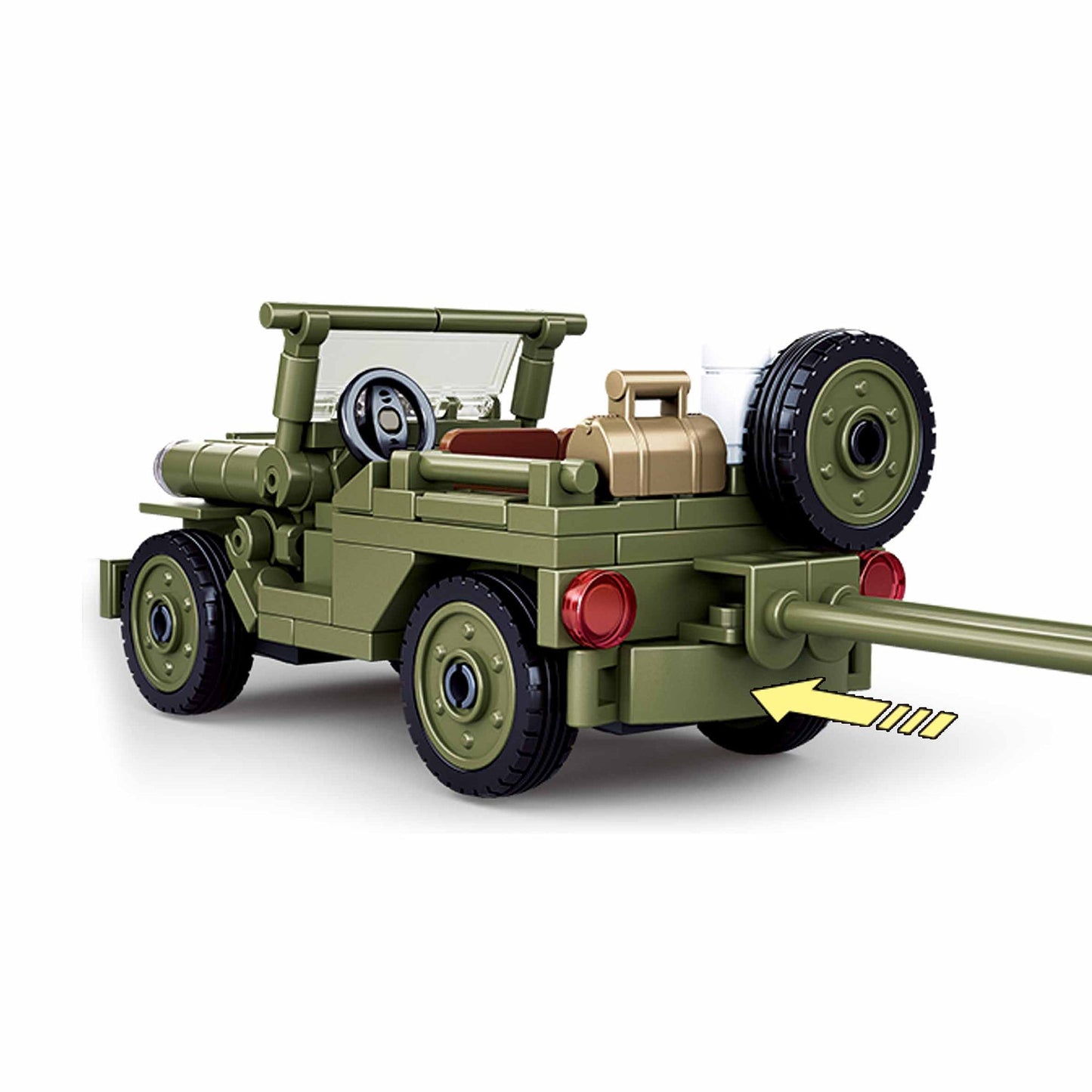 Playzu By Sluban WWII-WILLYS JEEP || 6years++