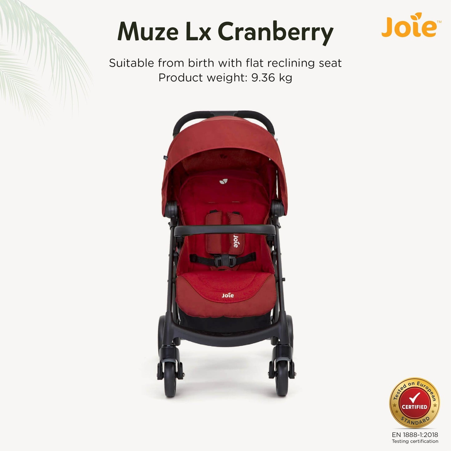 Joie Stroller Muze Lx (Birth to 36 Months) Open Box