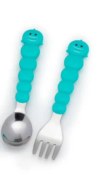Melii Spoon &amp; Fork with Case - 12 to 48 Months