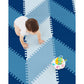 Skip Hop Blue Ombre Playspot Geo Foam Tiles || Birth+ to 24months