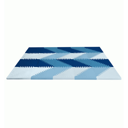 Skip Hop Blue Ombre Playspot Geo Foam Tiles - Open Box